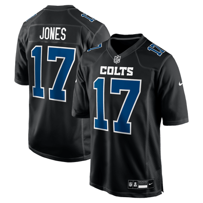 Daniel Jones 17 Indianapolis Colts Fashion Game Men Jersey - Carbon Black