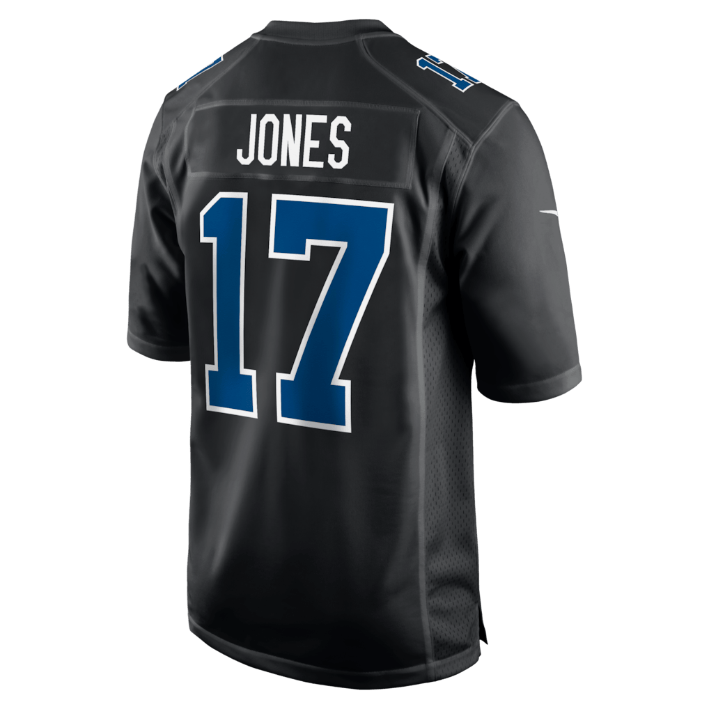 Daniel Jones 17 Indianapolis Colts Fashion Game Men Jersey - Carbon Black