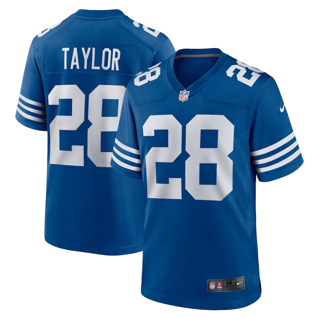 Jonathan Taylor 28 Indianapolis Colts Alternate Game Men Jersey - Royal