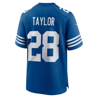 Jonathan Taylor 28 Indianapolis Colts Alternate Game Men Jersey - Royal