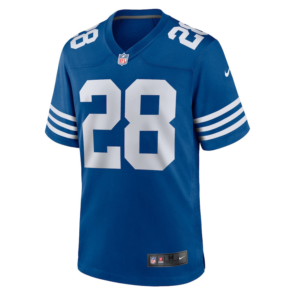 Jonathan Taylor 28 Indianapolis Colts Alternate Game Men Jersey - Royal