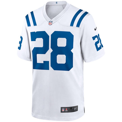 Jonathan Taylor 28 Indianapolis Colts Game Men Jersey - White