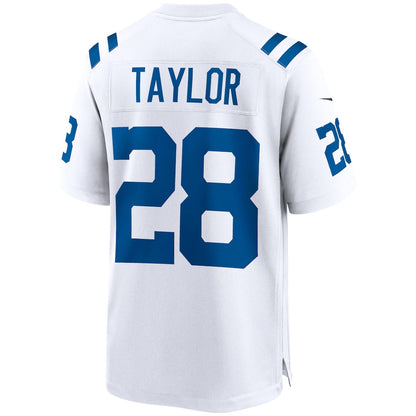 Jonathan Taylor 28 Indianapolis Colts Game Men Jersey - White
