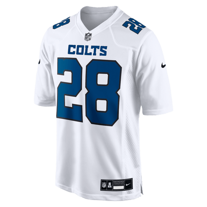 Jonathan Taylor 28 Indianapolis Colts Fashion Game Men Jersey - Tundra White