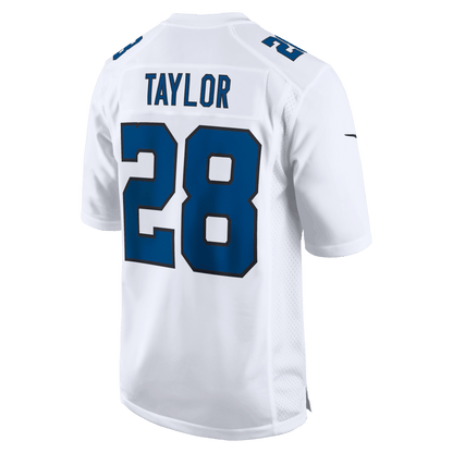 Jonathan Taylor 28 Indianapolis Colts Fashion Game Men Jersey - Tundra White