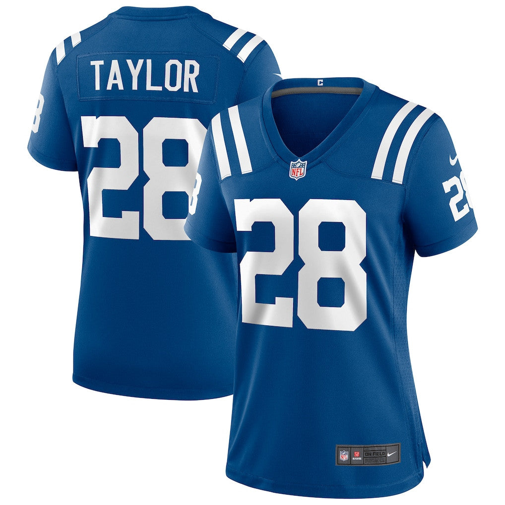 Jonathan Taylor 28 Indianapolis Colts Women's Game Jersey - Royal