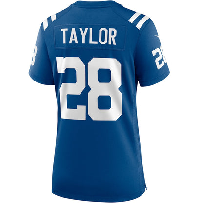 Jonathan Taylor 28 Indianapolis Colts Women's Game Jersey - Royal