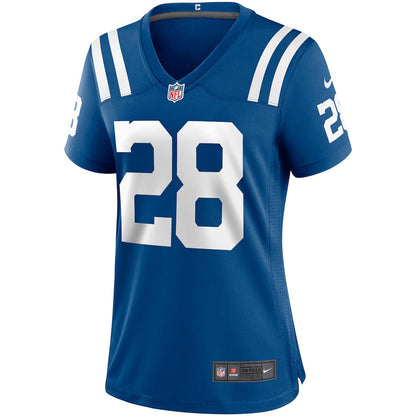 Jonathan Taylor 28 Indianapolis Colts Women's Game Jersey - Royal