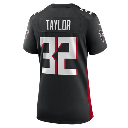 Keith Taylor 32 Atlanta Falcons Women's Team Game Jersey - Black