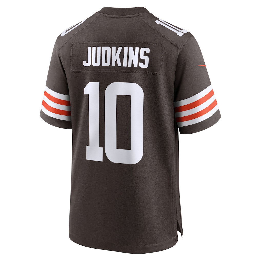 Quinshon Judkins 10 Cleveland Browns Game Men Jersey - Brown