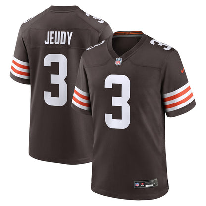 Jerry Jeudy 3 Cleveland Browns Game Men Jersey - Brown