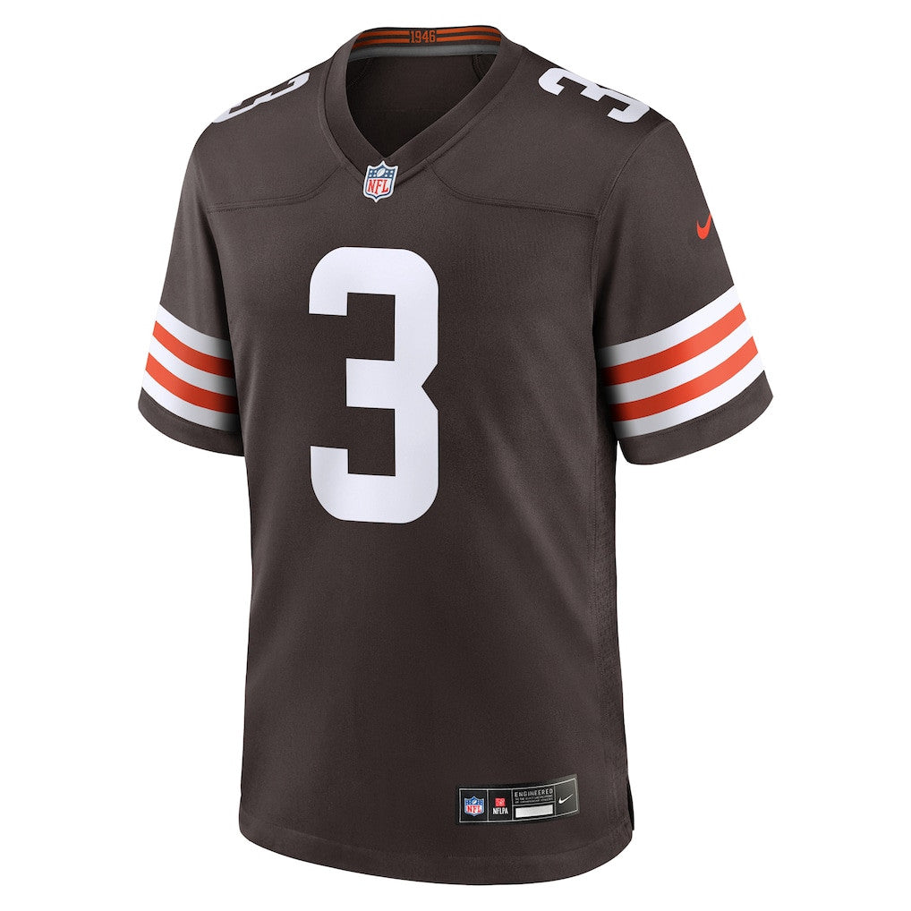 Jerry Jeudy 3 Cleveland Browns Game Men Jersey - Brown