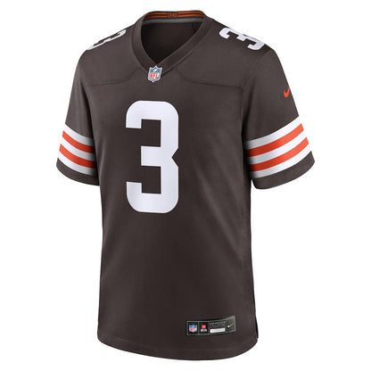 Jerry Jeudy 3 Cleveland Browns Game Men Jersey - Brown