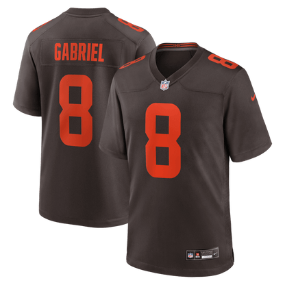 Dillon Gabriel 8 Cleveland Browns Alpha Dawg Game Men Jersey - Brown
