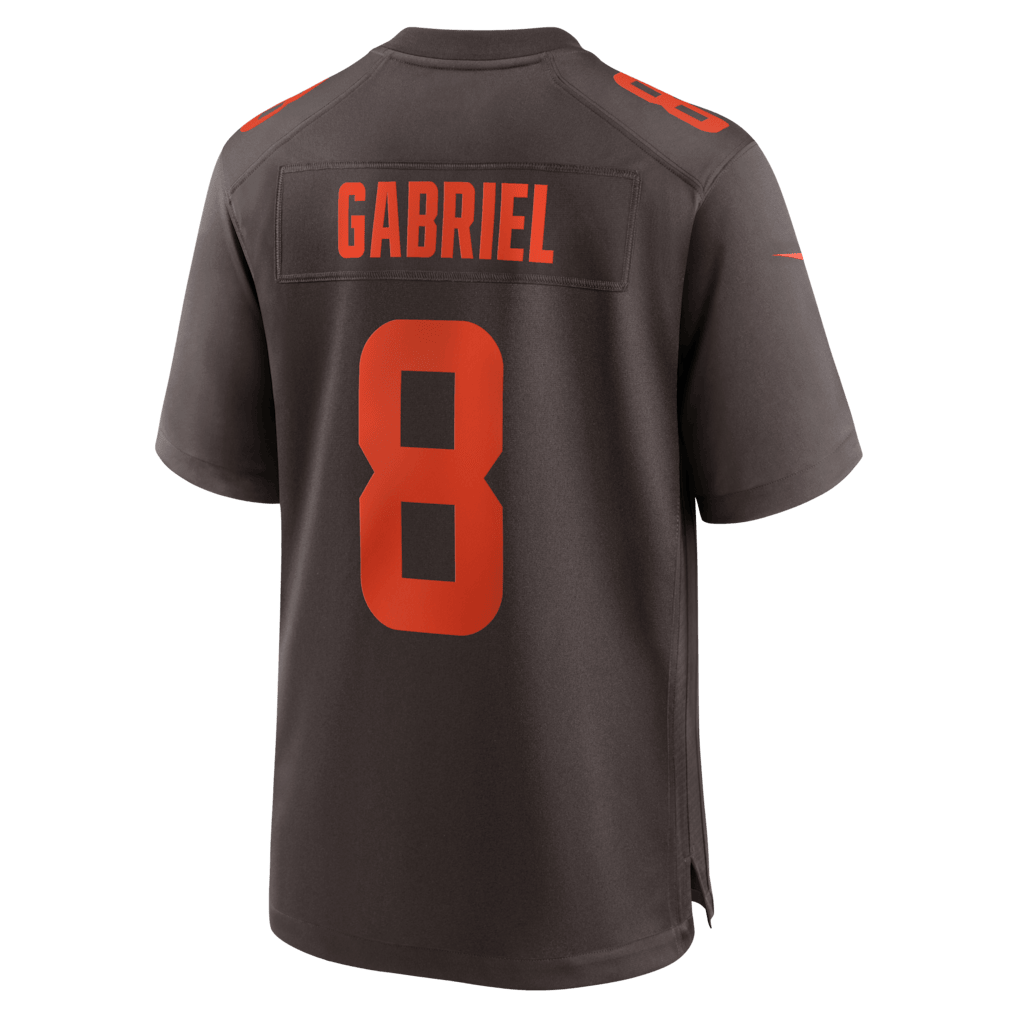 Dillon Gabriel 8 Cleveland Browns Alpha Dawg Game Men Jersey - Brown