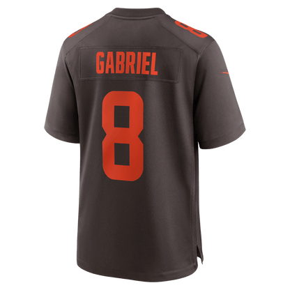 Dillon Gabriel 8 Cleveland Browns Alpha Dawg Game Men Jersey - Brown