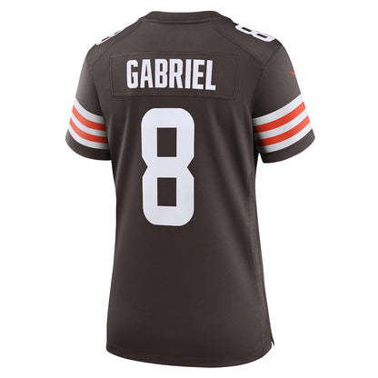 Dillon Gabriel 8 Cleveland Browns Women's Game Jersey - Brown