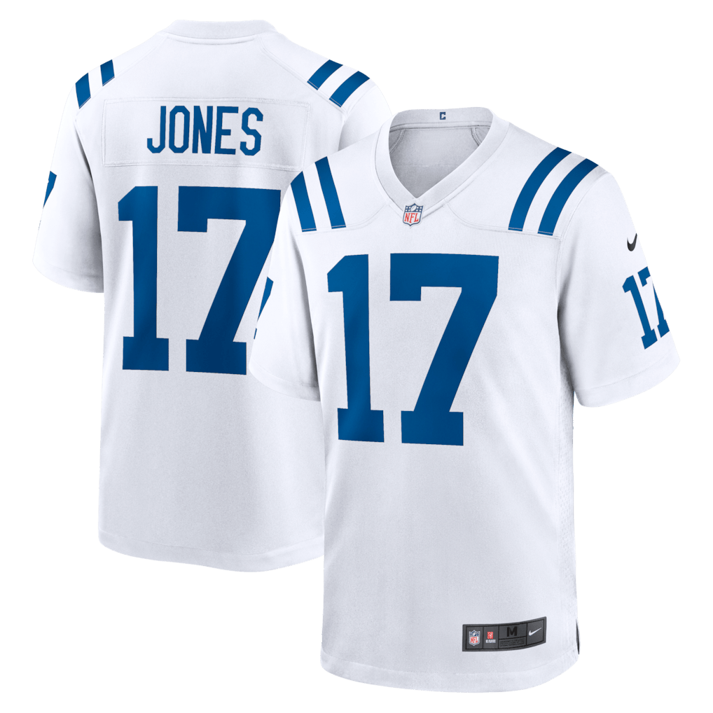 Daniel Jones 17 Indianapolis Colts Game Men Jersey - White