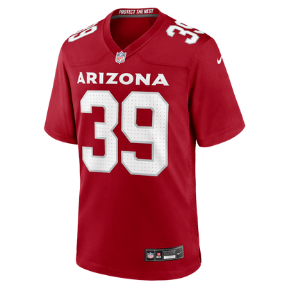 Patrick McMorris 39 Arizona Cardinals Team Game Men Jersey - Cardinal