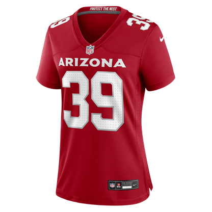Patrick McMorris 39 Arizona Cardinals Women's Team Game Jersey - Cardinal