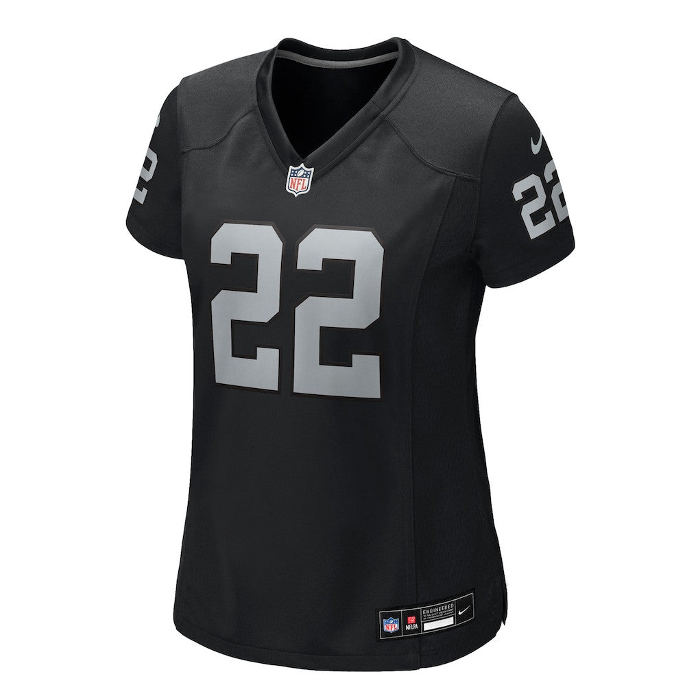Eric Stokes 22 Las Vegas Raiders Women's Team Game Jersey - Black