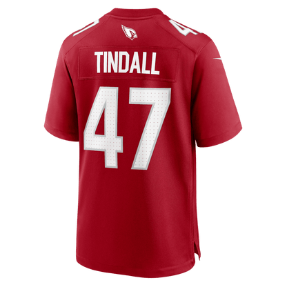 Channing Tindall 47 Arizona Cardinals Team Game Men Jersey - Cardinal
