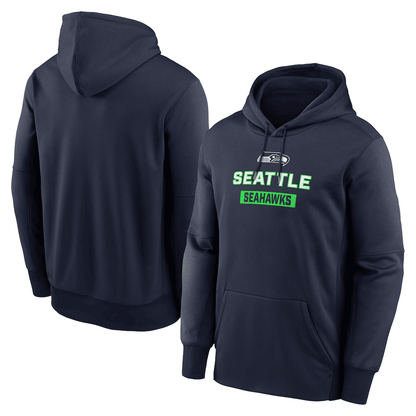Seattle Seahawks Navy Pullover Hoodie – Game Day Hoodie