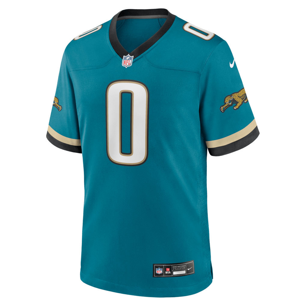 Devin Lloyd 0 Jacksonville Jaguars Alternate 2 Prowler Throwback Game Men Jersey - Teal