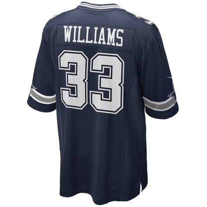 Javonte Williams 33 Dallas Cowboys Team Game Men Jersey - Navy