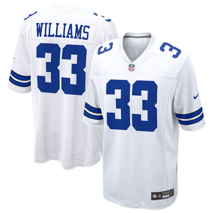 Javonte Williams 33 Dallas Cowboys Game Men Jersey - White