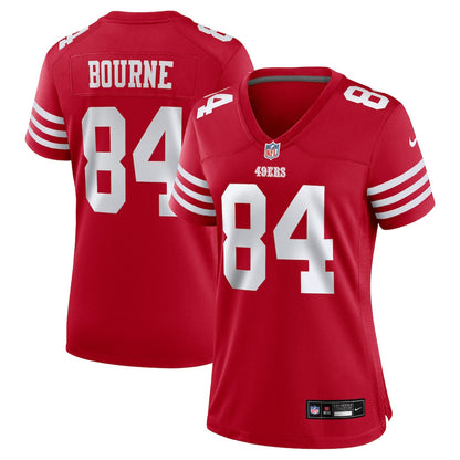 Kendrick Bourne 84 San Francisco 49ers Women's Team Game Jersey - Scarlet