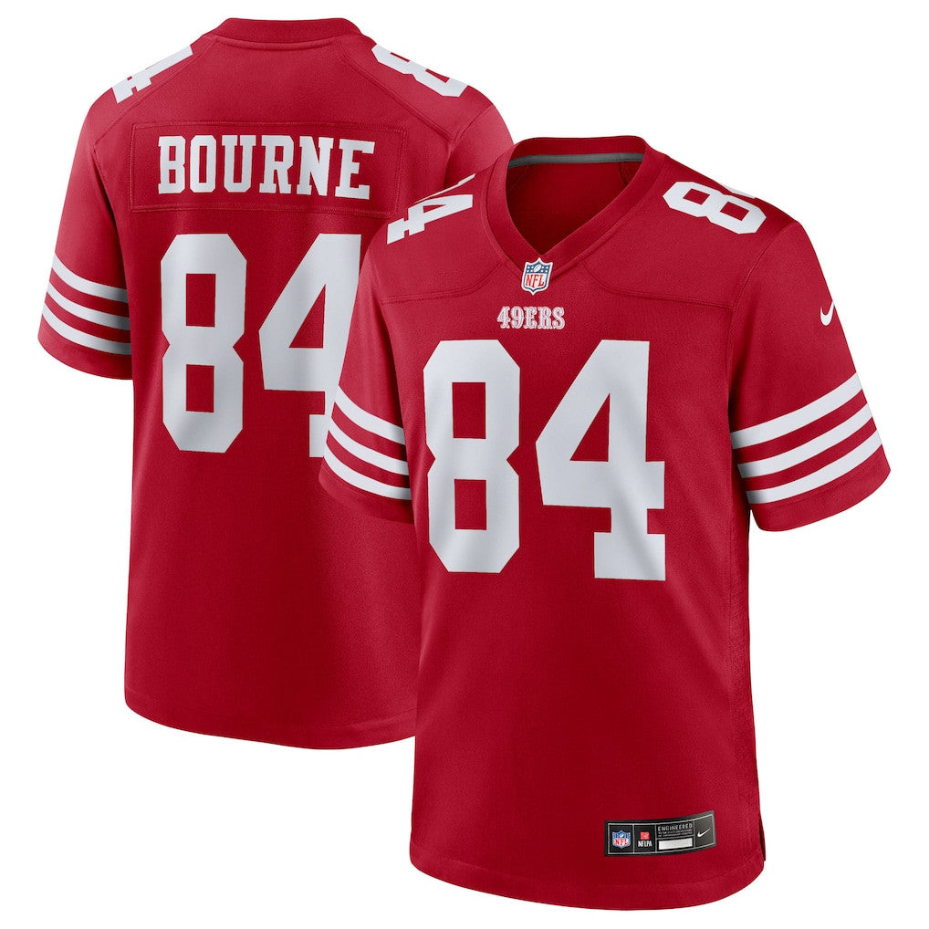 Kendrick Bourne 84 San Francisco 49ers Game Men Jersey - Scarlet