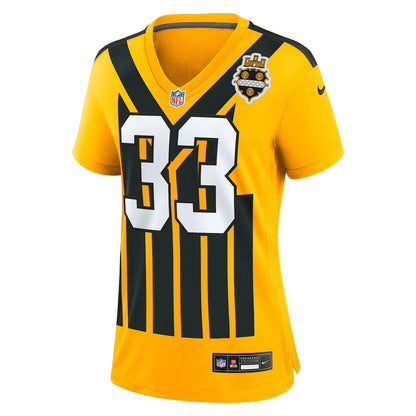 Jack Sawyer 33 Pittsburgh Steelers Women's Alternate Game Jersey - Gold