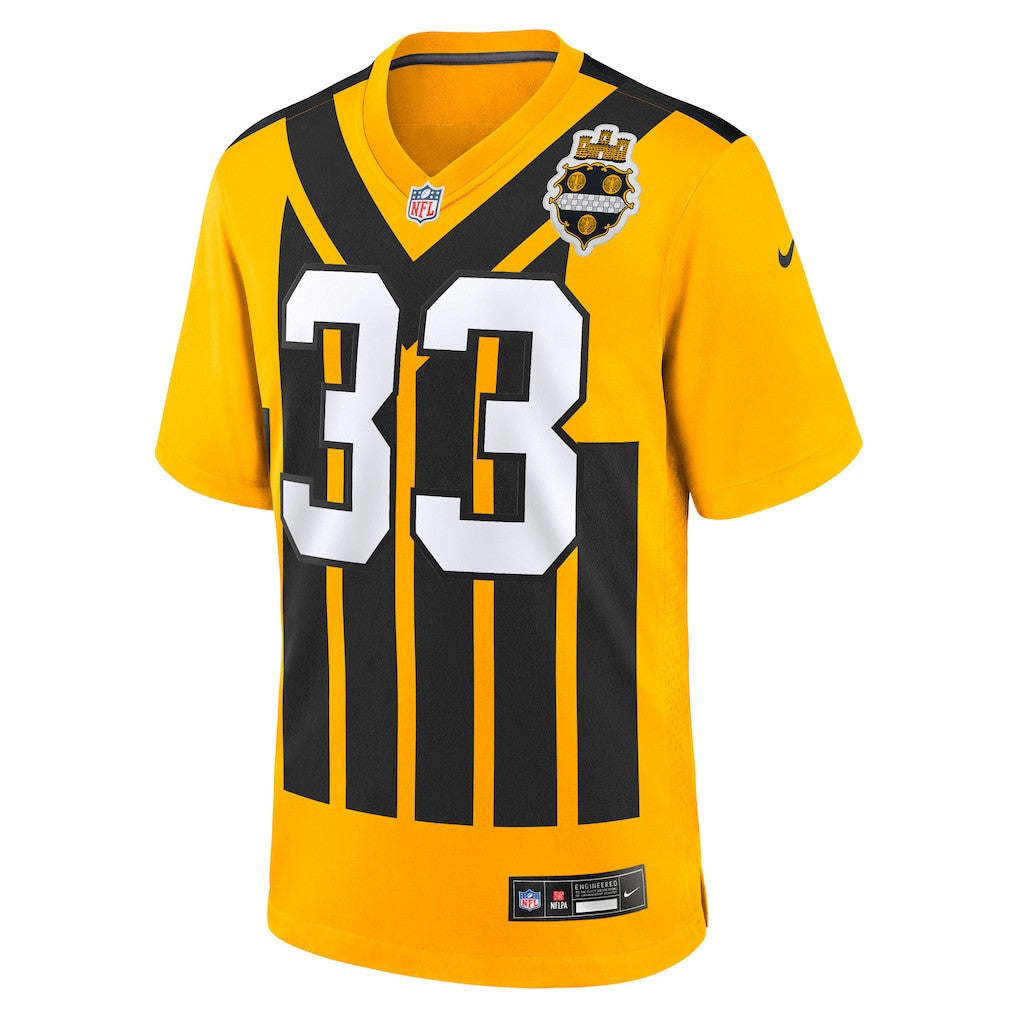 Jack Sawyer 33 Pittsburgh Steelers Alternate Game Men Jersey - Gold