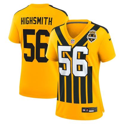 Alex Highsmith 56 Pittsburgh Steelers Women's Alternate Game Jersey - Gold