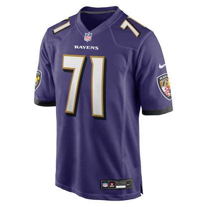 Carson Vinson 71 Baltimore Ravens Team Game Men Jersey - Purple