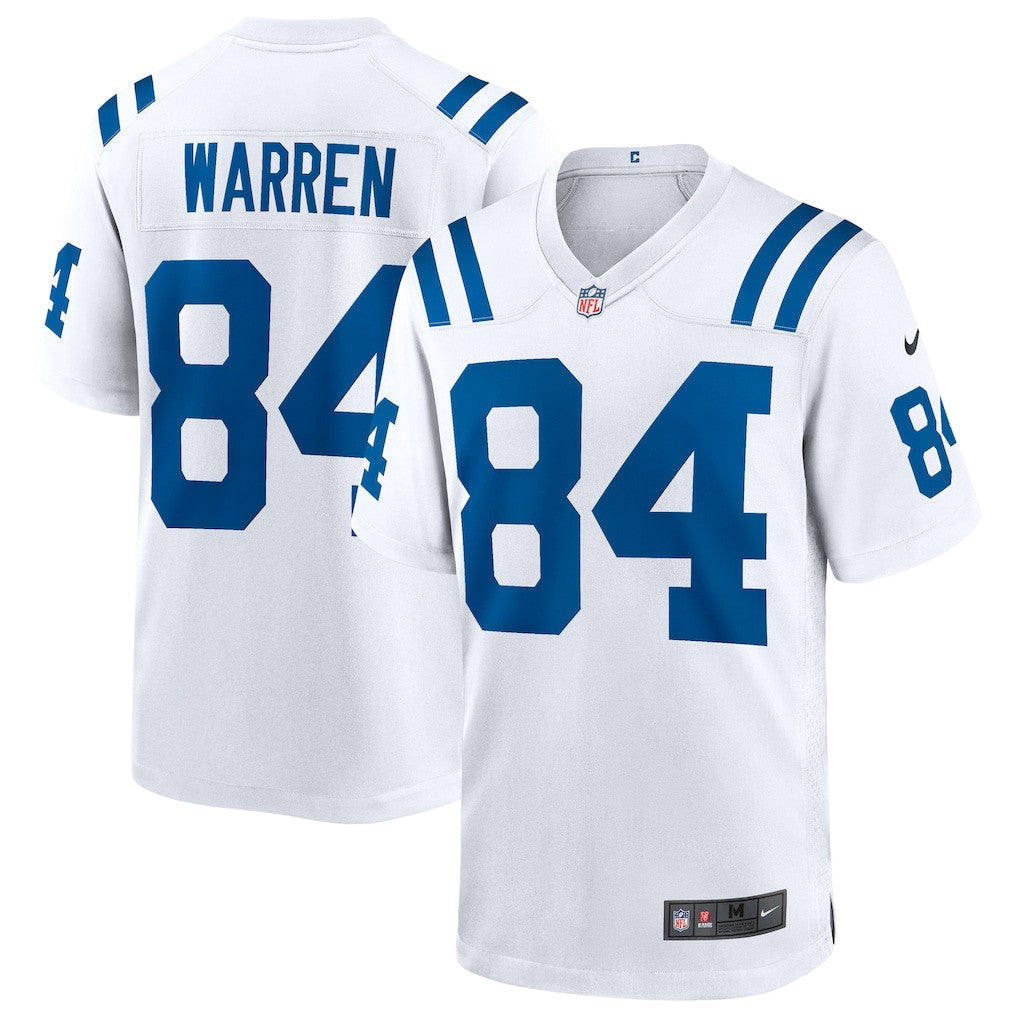 Tyler Warren 84 Indianapolis Colts Game Men Jersey - White