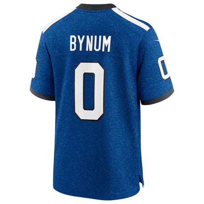 Camryn Bynum 0 Indianapolis Colts Alternate 2 Indiana Nights Game Men Jersey - Heather Royal