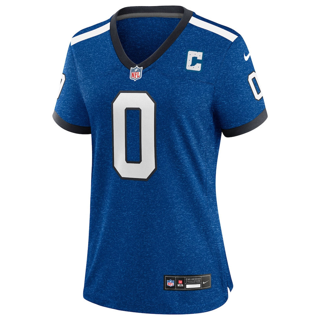 Camryn Bynum 0 Indianapolis Colts Women's Alternate 2 Indiana Nights Game Jersey - Heather Royal