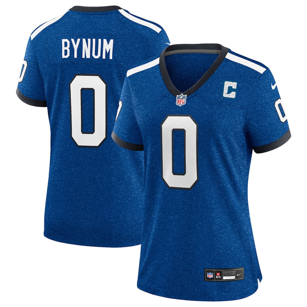 Camryn Bynum 0 Indianapolis Colts Women's Alternate 2 Indiana Nights Game Jersey - Heather Royal