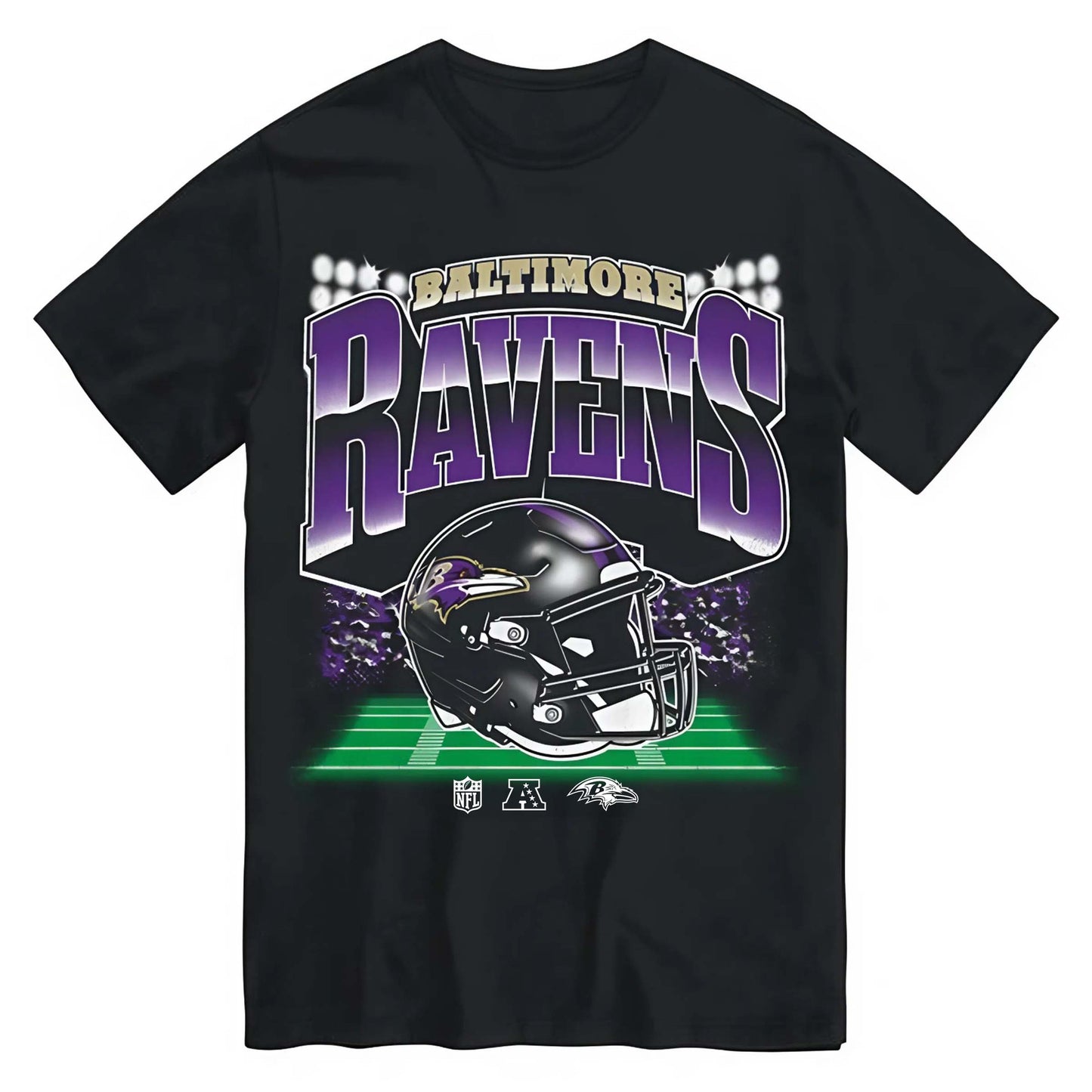 Baltimore Ravens Men's NFL Teams Blindside T-Shirt - Black