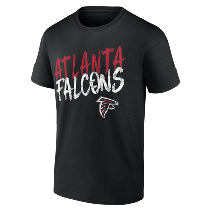 Atlanta Falcons Hustle Custom Name & Number T-Shirt - Black