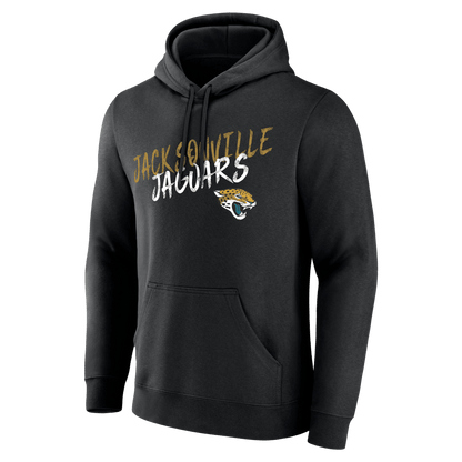 Jacksonville Jaguars Hustle Custom Name & Number Hoodie - Black