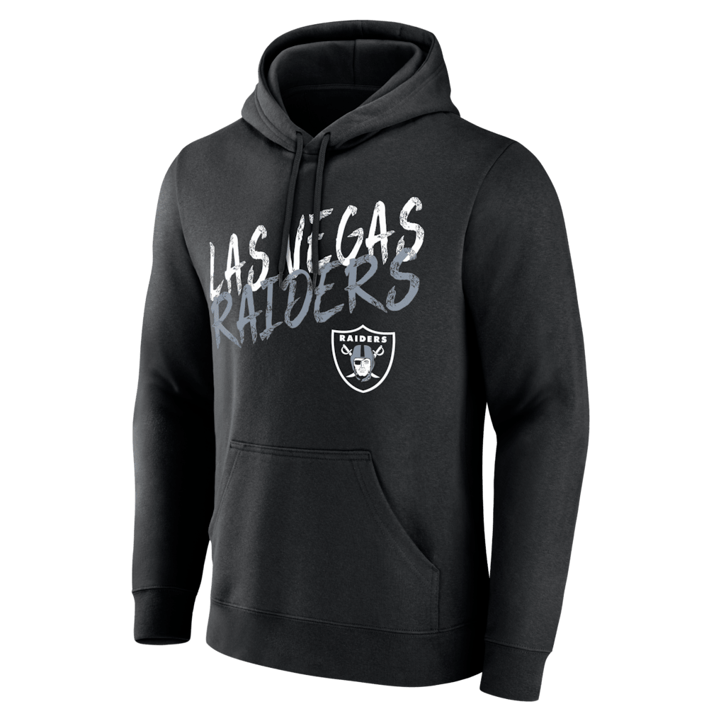 Las Vegas Raiders Hustle Custom Name & Number Hoodie - Black