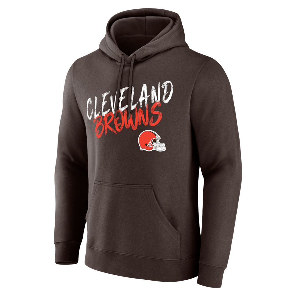Cleveland Browns Hustle Custom Name & Number Hoodie - Brown