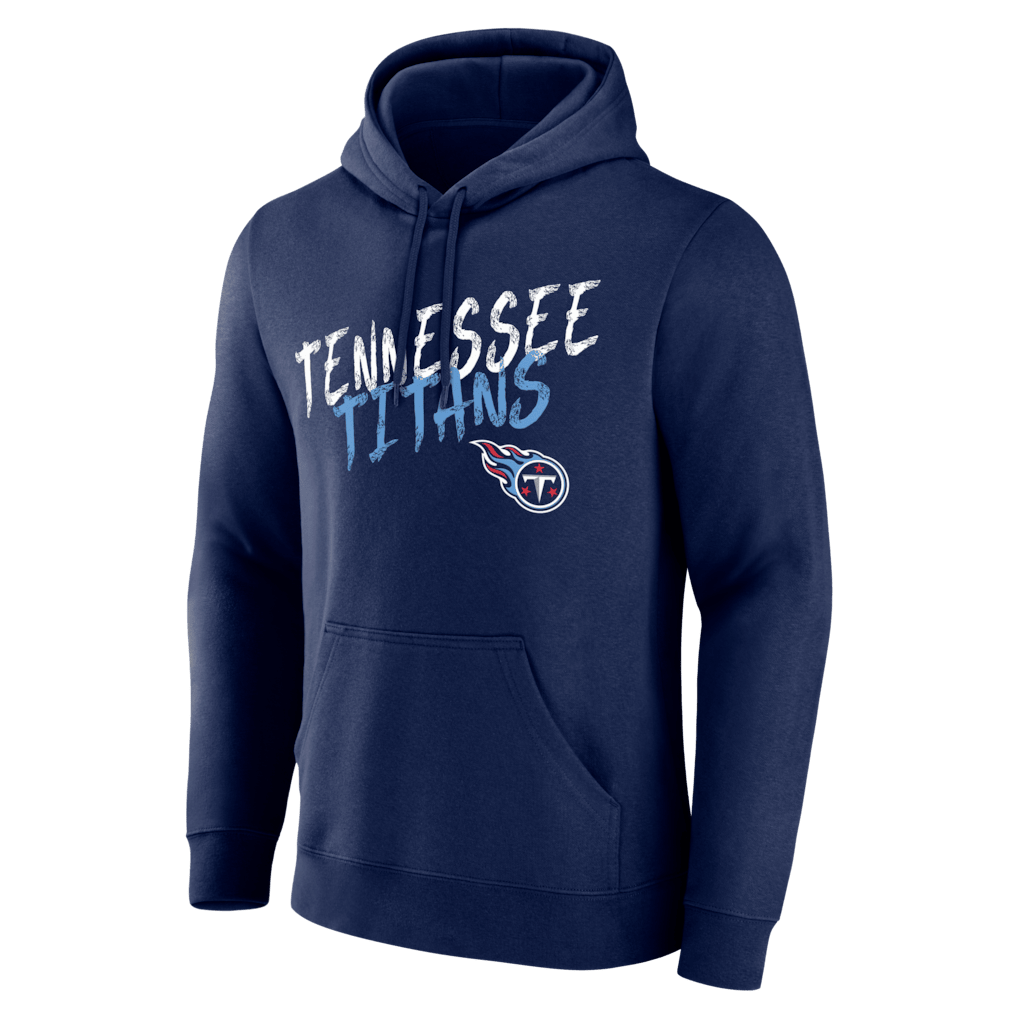 Tennessee Titans Hustle Custom Name & Number Hoodie - Navy