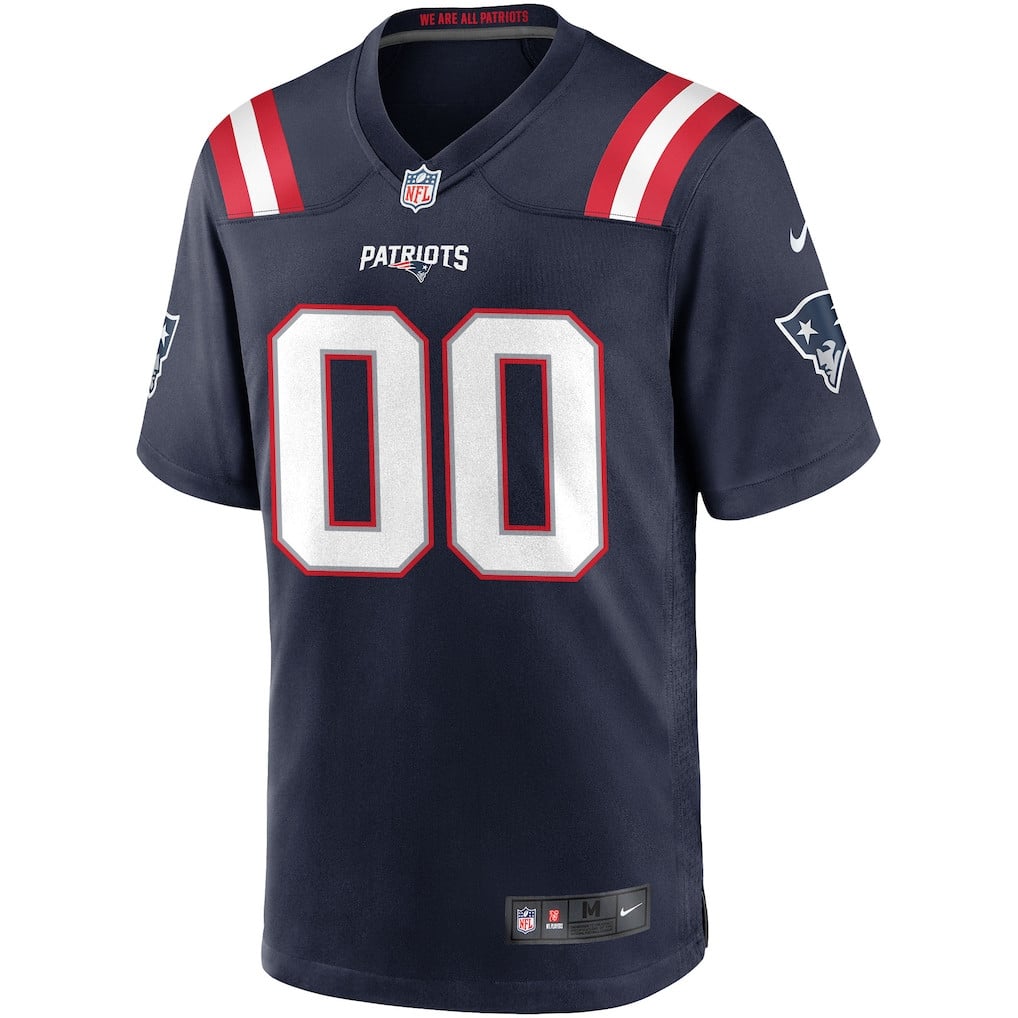 New England Patriots 2026 Super Bowl LX Custom Game Jersey - Navy