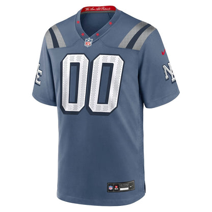 New England Patriots 2026 Super Bowl LX Rivalries Collection Custom Game Jersey - Storm Blue