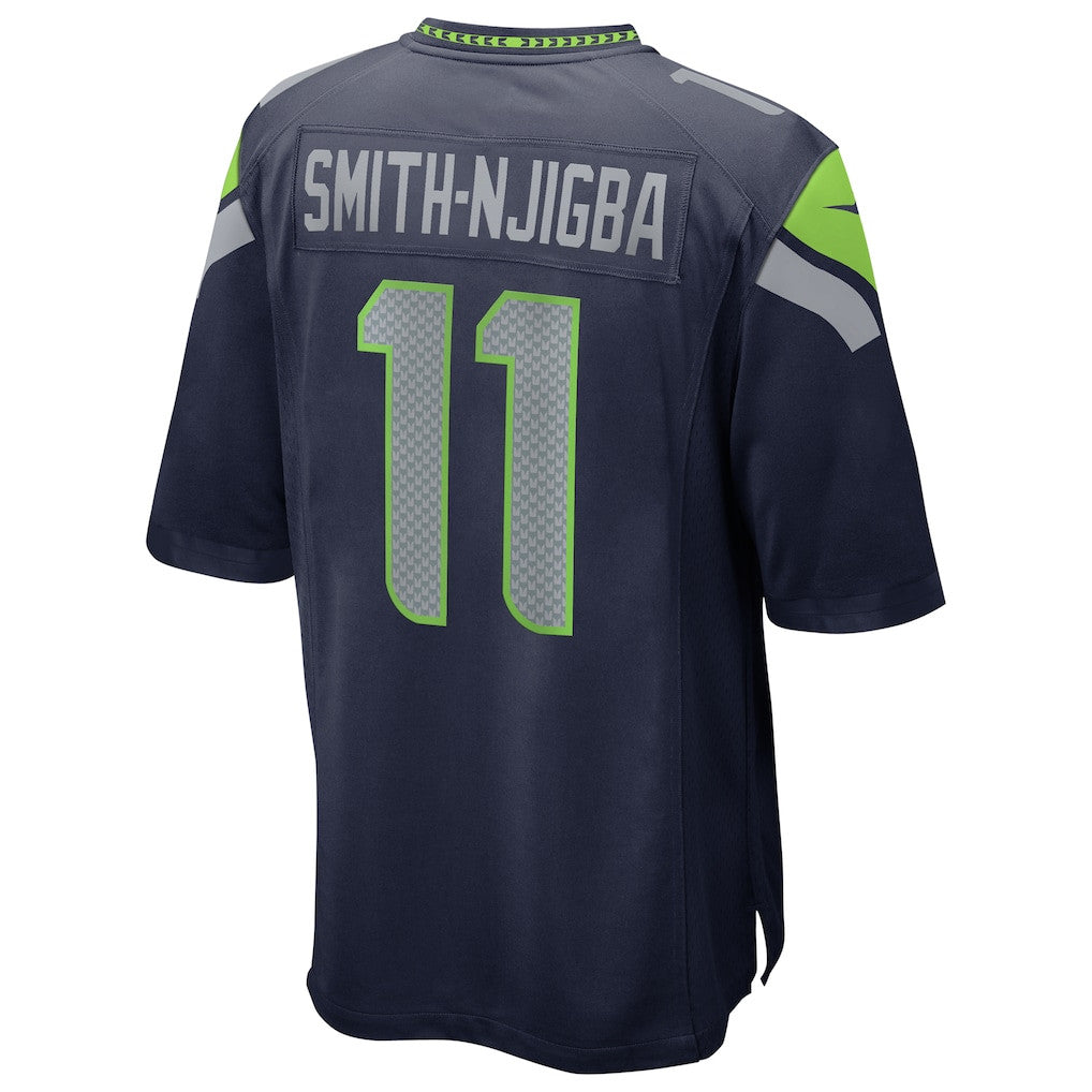 Seattle Seahawks Jaxon Smith-Njigba 11 College Navy Team 50th Season Game Jersey