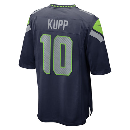Seattle Seahawks Cooper Kupp 10 College Navy 50th Season Game Jersey